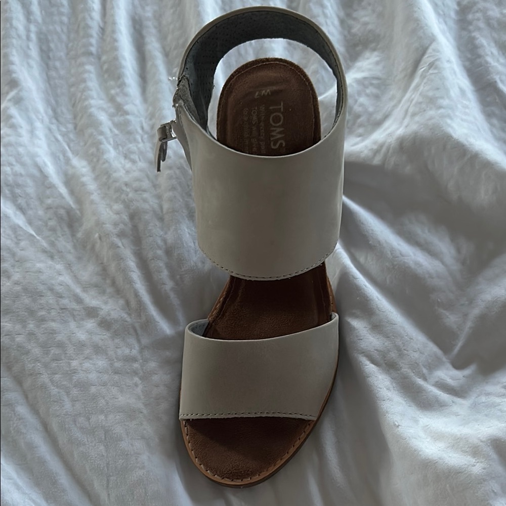 TOMS Women's Natural Majorca Heeled Sandals